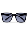 Shop Unisex Black Square UV Protected Lens Sunglasses