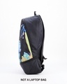 Shop Unisex Black Stoned Graphic Printed Small Backpack-Full