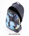 Shop Unisex Black Stoned Graphic Printed Small Backpack