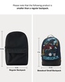 Shop Unisex Black Tomioka Printed Small Backpack