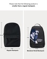 Shop Unisex Black Uchiha Clan Printed Small Backpack