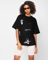 Shop Unisex Black Mickey Mouse AOP T-shirt-Design