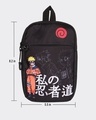 Shop Unisex Black Unpredictable Ninja Naruto Printed Sling Bag