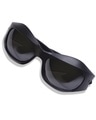 Shop Unisex Black Wayfarer UV Protected Lens Sunglasses