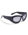 Shop Unisex Black Wayfarer UV Protected Lens Sunglasses-Design