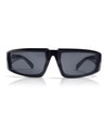 Shop Unisex Black Wayfarer UV Protected Lens Sunglasses-Front