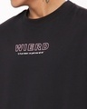 Shop Unisex Black Wierd Typography T-shirt