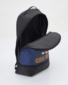 Shop Unisex Blue & Black Chill Guy Printed Backpack-Full