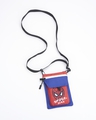 Shop Unisex Blue Spiderman Mask Graphic Printed Sling Bag-Design