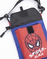 Shop Unisex Blue Spiderman Mask Graphic Printed Sling Bag