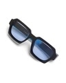 Shop Unisex Blue Square UV Protected Lens Sunglasses