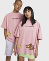 Shop Unisex Pink Jerry Chase Graphic Printed T-shirt-Front