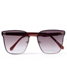 Shop Unisex Brown Butterfly UV Protected Lens Sunglasses