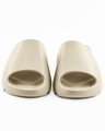 Shop Unisex Buff Beige Squeezy Sliders-Full