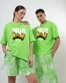 Shop Unisex Jasmin Green Bello Motivation Overdose Graphic Printed T-shirt-Front