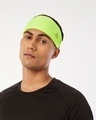 Shop Unisex Green and Black Reversible Headband-Front