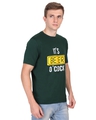 Shop Unisex Green Beer O' Clock Cotton T-shirt-Full