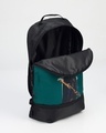 Shop Unisex Green & Black God Of Mischeif Printed Backpack-Full