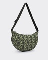 Shop Unisex Green Camouflage Crossbody Shoulder Sling Bag-Front