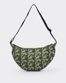 Shop Unisex Green Camouflage Crossbody Shoulder Sling Bag-Design