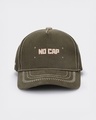 Shop Unisex Green No Cap Printed Baseball Cap-Front