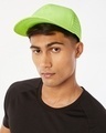 Shop Unisex Green Perforated Baseball Cap-Front