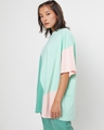 Shop Unisex Green & Pink Sun-Kissed Color Block Co-ordinates-Design