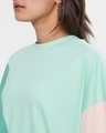 Shop Unisex Green & Pink Sun-Kissed Color Block Co-ordinates