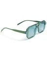 Shop Unisex Green Square UV Protected Lens Sunglasses-Design