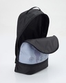 Shop Unisex Grey & Black Always Trippin Printed Backpack-Full