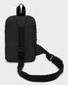Shop Unisex Grey & Black Street Rules Printed Sling Bag-Design