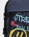 Shop Unisex Grey & Black Street Rules Printed Sling Bag-Full