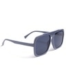 Shop Unisex Grey Square UV Protected Lens Sunglasses-Design