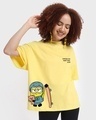 Shop Unisex Lemon Drop Minions Looking Cute Graphic Printed T-shirt-Design