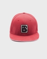 Shop Unisex Maroon Big B Snapback Cap-Front