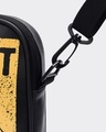 Shop Unisex Black Lost Printed Sling Bag