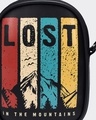 Shop Unisex Black Lost Printed Sling Bag