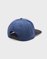 Shop Unisex Navy Blue Big B Embroidered Snapback Cap-Full