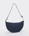 Shop Unisex Navy Blue Crossbody Shoulder Sling Bag-Design