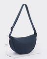 Shop Unisex Navy Blue Crossbody Shoulder Sling Bag