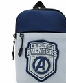 Shop Unisex Grey & Blue Avengers Printed Sling Bag-Full