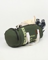 Shop Unisex Olive Green Battle Tested Typography Duffel Bag