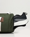 Shop Unisex Olive Green Battle Tested Typography Duffel Bag