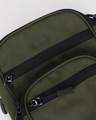 Shop Unisex Olive Green Stackable Sling Bag