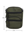 Shop Unisex Olive Green Stackable Sling Bag