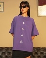 Shop Unisex Purple Houses Graphic Printed T-shirt-Design