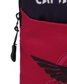 Shop Unisex Red & Blue Captain America Printed Sling Bag