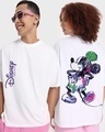 Shop Unisex White Artistic Mickey Graphic Printed T-shirt-Front