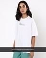 Shop Unisex White Delhi City Typography T-shirt-Full