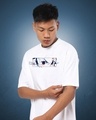 Shop Unisex White Demon SLayer Tanjiro Oversized Anime T-shirt